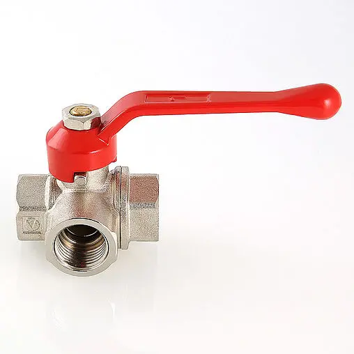 Кран шаровый трехходовой/L ½&quot;в x ½&quot;в x ½&quot;в Valtec VT.360.N.04