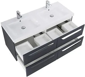 Тумба-умывальник подвесная Cezares Eco 120 Grafito ECO-1200-4C-SO-2-GR-P+CZR-1200/480-2-LV-MR-ECO Тумба-умывальник подвесная Cezares Eco 120 Grafito ECO-1200-4C-SO-2-GR-P+CZR-1200/480-2-LV-MR-ECO, 5