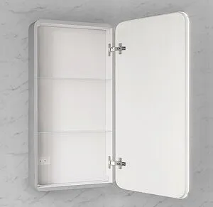 Шкаф-зеркало Jorno Pastel 46 французский серый Pas.03.46/GR, 2