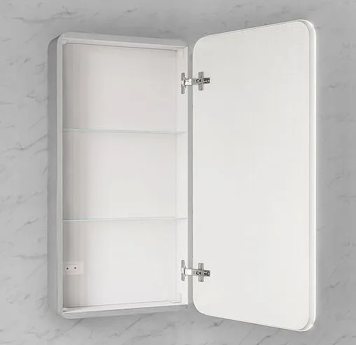 Шкаф-зеркало Jorno Pastel 46 R французский серый Pas.03.46/GR