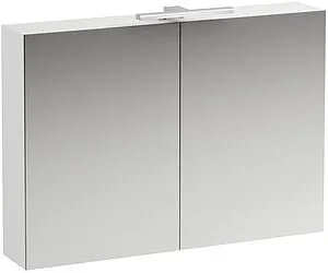 Шкаф-зеркало Laufen Base 100 белый матовый 4.0285.2.110.260.1 Шкаф-зеркало Laufen Base 100 белый матовый 4.0285.2.110.260.1, 1
