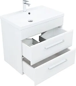 Тумба-умывальник Aquanet Лукка 75 белый 00302397+00281221, 5