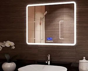 Зеркало с подсветкой Continent Demure Led 90x70 с музыкальным блоком, с подогревом белый ЗЛП448 Зеркало с подсветкой Continent Demure Led 90x70 с музыкальным блоком, с подогревом белый ЗЛП448, 5