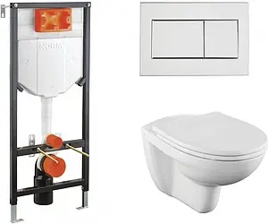 Комплект 5 в 1 Norm Fit 9773B099-7207 с кнопкой хром глянцевый, 1