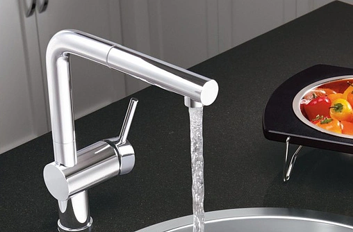 Смеситель для кухни с выдвижным изливом Blanco Linus-S хром 512402