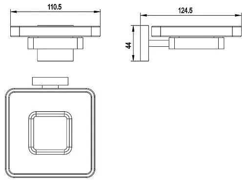 Мыльница Timo Selene золото 17022/17
