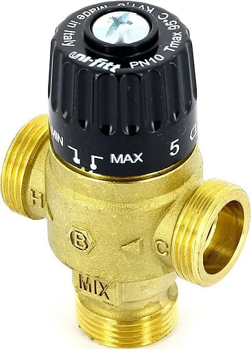 Трехходовой термостатический смесительный клапан ¾&quot; +30...+65°С Kvs 1.8 Uni-Fitt 353G2230