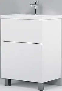 Тумба-умывальник напольная Am.Pm Gem 60 белый M90FSX06022WG32+M90WCC0602WG Тумба-умывальник напольная Am.Pm Gem 60 белый M90FSX06022WG32+M90WCC0602WG, 1