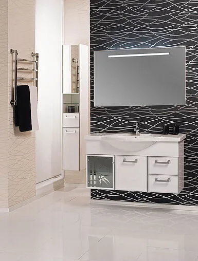 Шкаф-пенал подвесной Aquaton Сайгон 26 R белый 1A106303SA01R