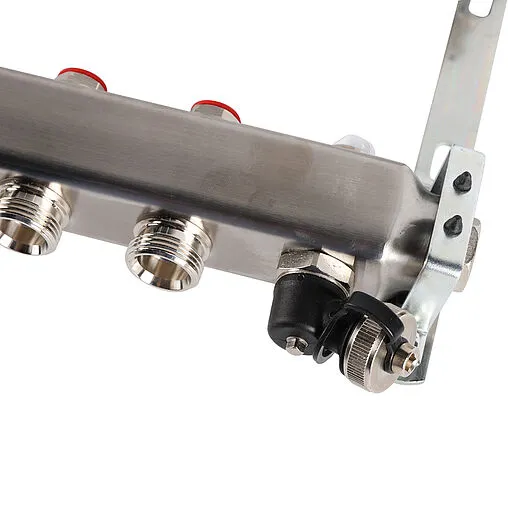 Группа коллекторная без расходомеров 10 отводов 1&quot;в/в x ¾&quot;ек Rommer RMS-3201-000010