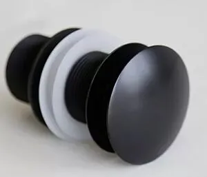 Выпуск автоматический для раковины без перелива Toni Arti чёрный матовый TA-A43BL Выпуск автоматический для раковины без перелива Toni Arti чёрный матовый TA-A43BL, 4