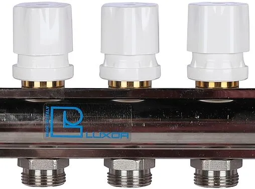 Группа коллекторная с расходомерами 8 отводов 1&quot;в/в x ¾&quot;ек Luxor CD 473M/8 15652708MN