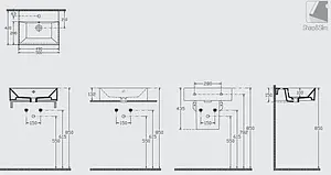 Раковина ISVEA SistemaZ Frame 50 белый 10SF50051SV, 2