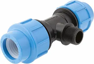 Тройник компрессионный переходной 40мм x 1"н x 40мм Джилекс 9445 Тройник компрессионный переходной 40мм x 1"н x 40мм Джилекс 9445, 1