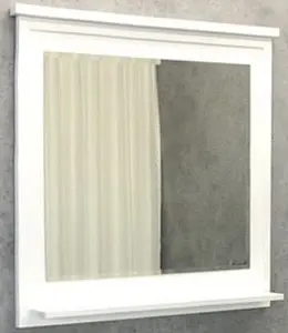 Зеркало Comforty Феррара 80 белый глянец 00004151059CF Зеркало Comforty Феррара 80 белый глянец 00004151059CF, 1