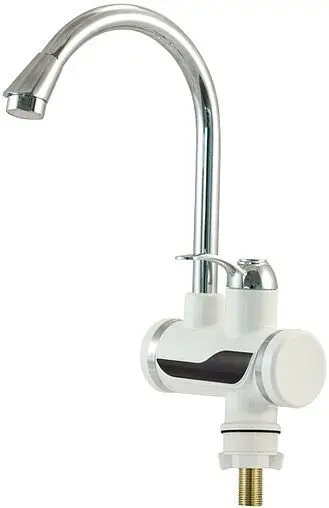 Водонагреватель проточный электрический UniPump BEF-012-02 белый/хром 29472