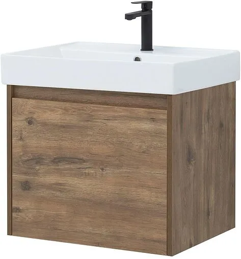 Тумба-умывальник Aquanet Nova Lite 60 дуб рустикальный 00249511+00242905