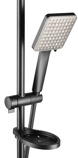 Душевая стойка Swedbe Hermes чёрный матовый 5108B