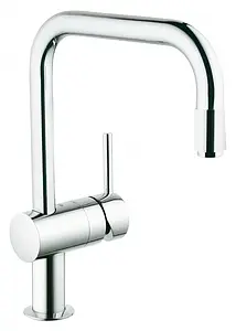 Смеситель для кухни с выдвижным изливом Grohe Minta хром 32067000 Смеситель для кухни с выдвижным изливом Grohe Minta хром 32067000, 1