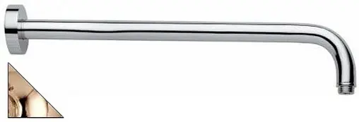 Лейка верхнего душа с настенным креплением Paffoni Master King медовое золото ZSOF079HG+ZSOF034HG