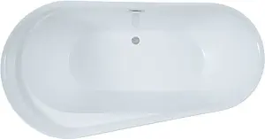 Ванна акриловая отдельностоящая Aquanet Amor 185x95 черный белый/панель черный 00301380 Ванна акриловая отдельностоящая Aquanet Amor 185x95 черный белый/панель черный 00301380, 4