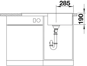 Мойка кухонная Blanco Zia 5 S 86 белый 520515 Мойка кухонная Blanco Zia 5 S 86 белый 520515, 4