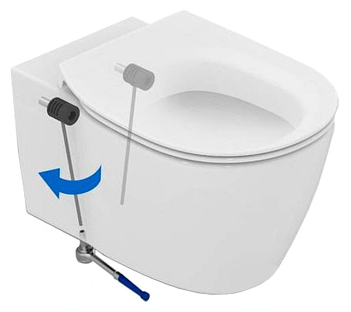 Унитаз подвесной безободковый Ideal Standard Connect AquaBlade белый E047901