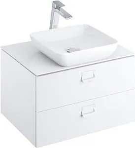 Тумба-умывальник подвесная Ravak Comfort 80 белый X000001378+X000001380+ Тумба-умывальник подвесная Ravak Comfort 80 белый X000001378+X000001380+, 1