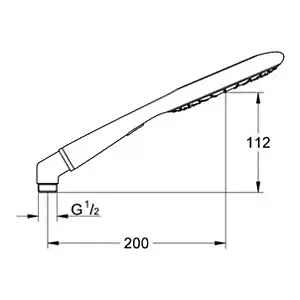 Лейка ручного душа Grohe Rainshower Icon хром/синий 27449000 Лейка ручного душа Grohe Rainshower Icon хром/синий 27449000, 2