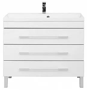 Тумба-умывальник напольная Aquanet Верона 100 белый 00178471+00158753 Тумба-умывальник напольная Aquanet Верона 100 белый 00178471+00158753, 5