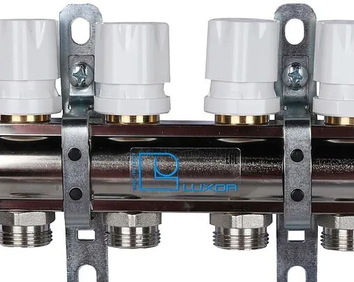 Группа коллекторная с расходомерами 4 отвода 1&quot;в/в x ¾&quot;ек Luxor CD 473M/4 15652704MN