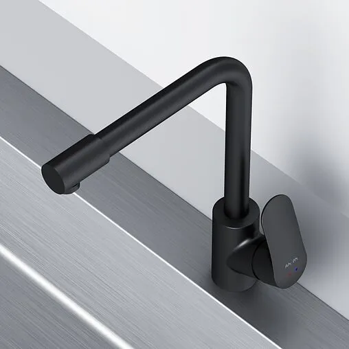 Смеситель для кухни с подключением к фильтру Am.Pm Like чёрный матовый F8005722