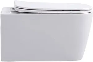 Унитаз подвесной безободковый Aquanet Tavr 2.0 Rimless белый Tavr 2.0 W Унитаз подвесной безободковый Aquanet Tavr 2.0 Rimless белый Tavr 2.0 W, 4