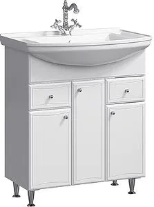 Тумба-умывальник напольная Aqwella Barcelona 70 белый BA0107K+4620008197470 Тумба-умывальник напольная Aqwella Barcelona 70 белый BA0107K+4620008197470, 1