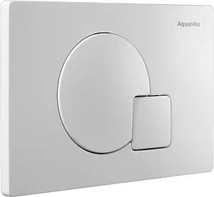 Клавиша смыва для унитаза Aquanika Basic Q-type 01.02.48 белый глянцевый, 3