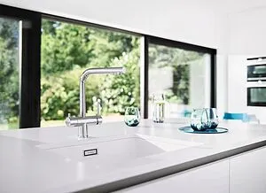 Смеситель для кухни с подключением к фильтру Blanco Fontas II хром 525137, 3