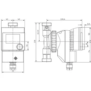 Насос циркуляционный для ГВС Wilo Star-Z 15 TT 4110919 Насос циркуляционный для ГВС Wilo Star-Z 15 TT 4110919, 2