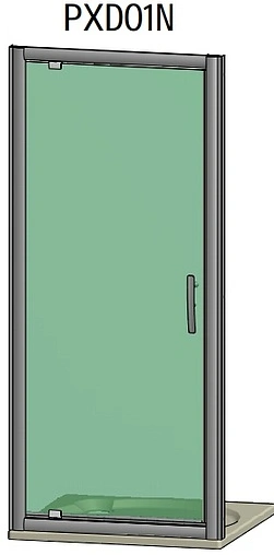 Дверь в нишу 900мм прозрачное стекло Roltechnik Proxima Line PXDO1N/900 525-9000000-00-02