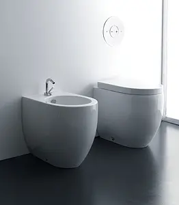 Биде напольное Kerasan Flo белый 312101, 3