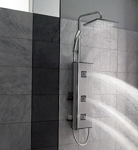 Душевая панель с термостатом для душа Jacob Delafon WaterTile хром E3872-185 Душевая панель с термостатом для душа Jacob Delafon WaterTile хром E3872-185, 5