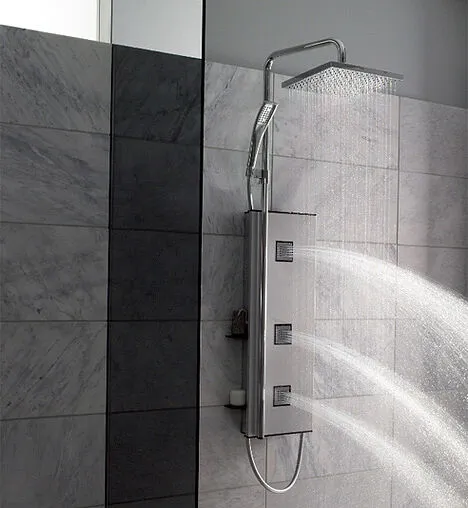 Душевая панель с термостатом для душа Jacob Delafon WaterTile хром E3872-185 Душевая панель с термостатом для душа Jacob Delafon WaterTile хром E3872-185