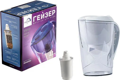 Фильтр-кувшин Гейзер Аквариус 62025 белый