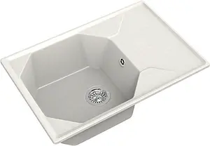 Мойка кухонная GranFest Unique U-740L белый Мойка кухонная GranFest Unique U-740L белый, 1