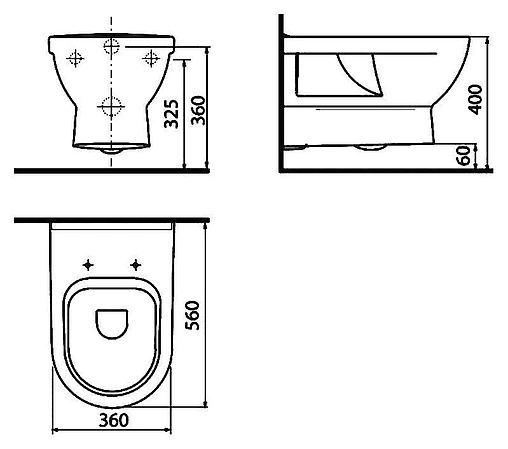 Унитаз подвесной Jika Mio белый 8.2071.1.000.000.1