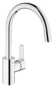 Смеситель для кухни с выдвижным изливом Grohe Eurostyle Cosmopolitan хром 31126002, 1