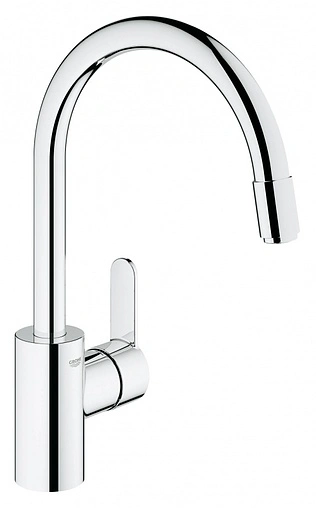 Смеситель для кухни с выдвижным изливом Grohe Eurostyle Cosmopolitan хром 31126002