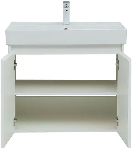 Тумба под умывальник Aquanet Nova Lite 75 белый глянец 00298850