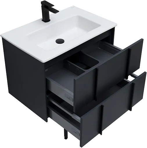 Тумба-умывальник подвесной Allen Brau Reality 70 антрацит 1.32004.AM+