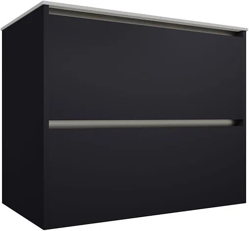 Тумба-умывальник подвесная Allen Brau Activity 80 антрацит/олива браш 1.34012.AM+