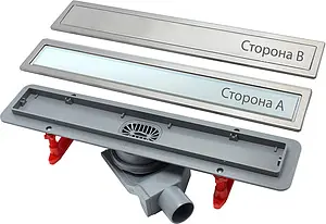 Лоток душевой Set 450мм h=52мм 0.8л/сек Pestan Confluo Premium White Glass Line 450 13000281 Лоток душевой Set 450мм h=52мм 0.8л/сек Pestan Confluo Premium White Glass Line 450 13000281, 4